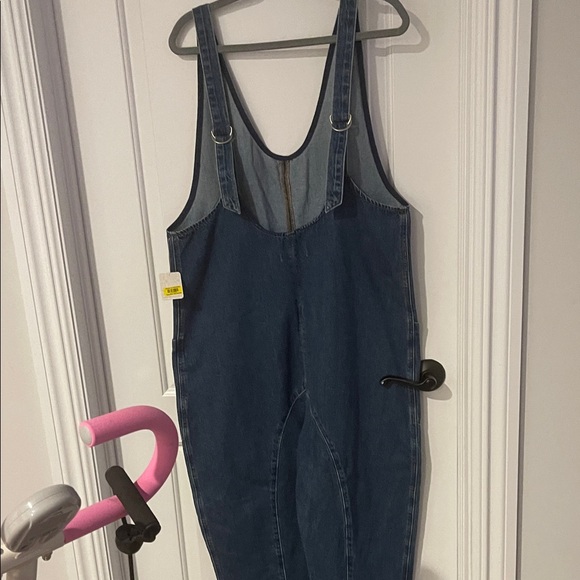 Free People Pants - Free People Blue Denim Jumpsuit